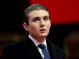 polizei bei notfall alarmiert: trump-sohn barron soll frau das leben gerettet haben